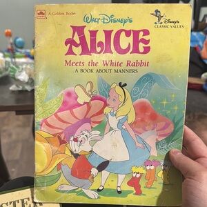 Alice Meets the White Rabbit Book
